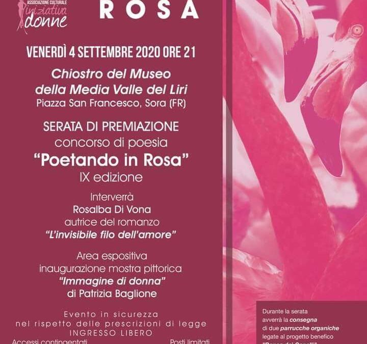 Sora (FR), 4 settembre – Concorso di poesia “Poetando in rosa”