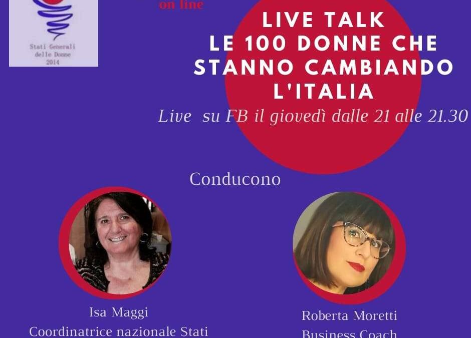 8 ottobre – Live Talk #statigeneralidelledonne on line