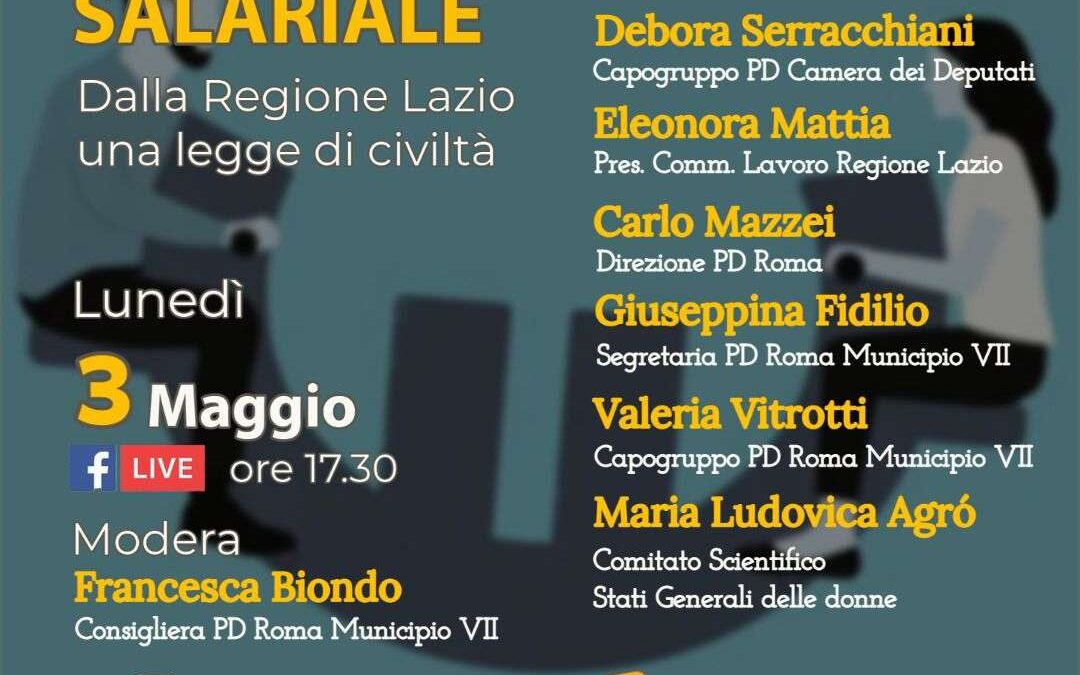 3 maggio: Parità salariale