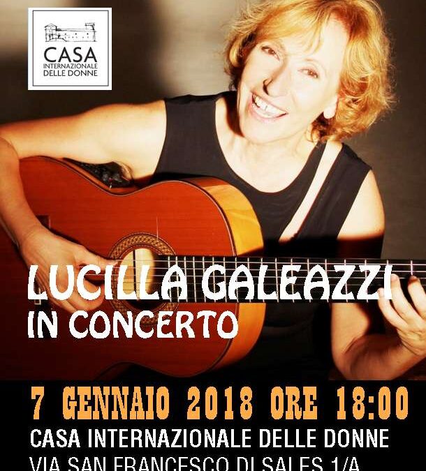 Roma, 7 gennaio 2018 – Lucilla Galeazzi Live