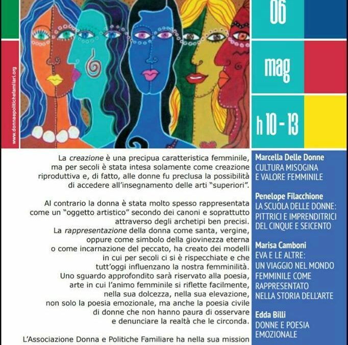 Roma, 6 maggio – Incontro pubblico  “Donne Arte e Poesia”
