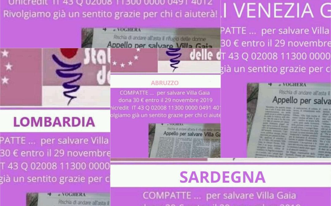 Giorni decisivi per “Villa Gaia”