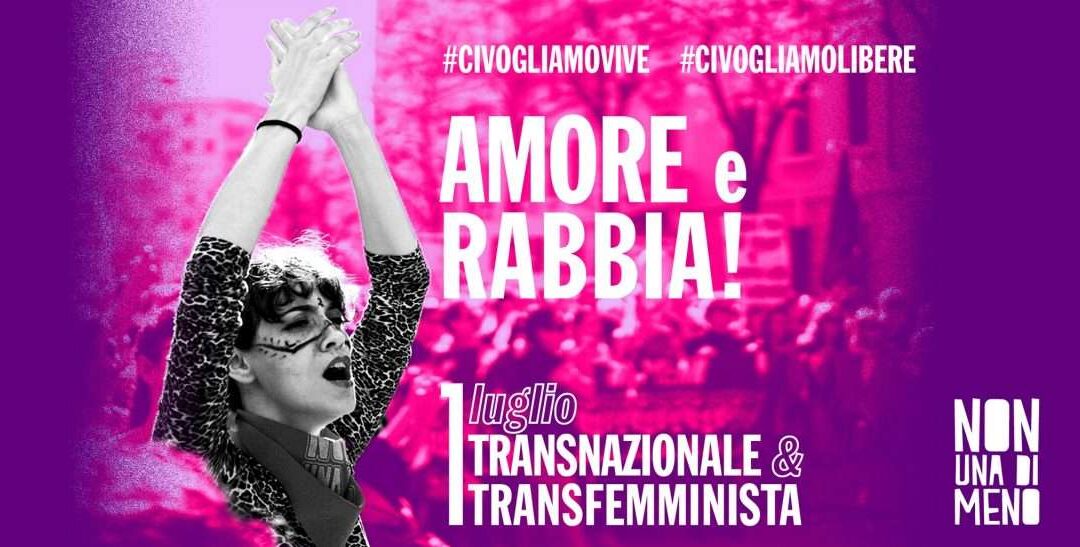 Non Una Di Meno:  PRIMO LUGLIO DI MOBILITAZIONE TRANSFEMMINISTA E TRANSNAZIONALE IN DIFESA DELLA CONVENZIONE DI ISTANBUL