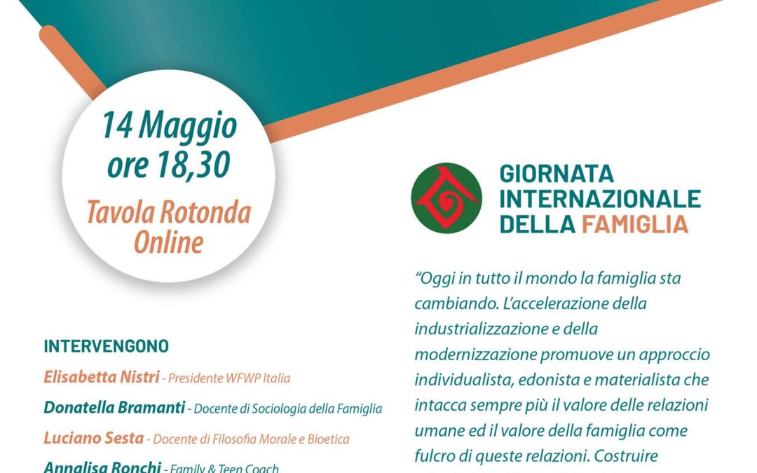 WFWP-UPF Italia: Tavola rotonda”Giornata internazionale delle famiglie” verso quale futuro?