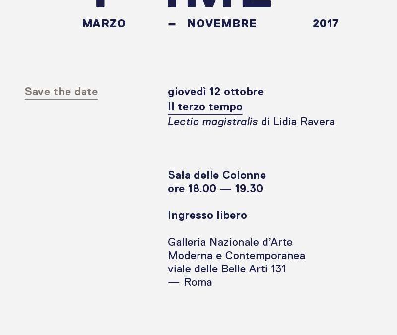 Roma, 12 ottobre – Animatime Il terzo tempo presentazione del libro di Lidia Ravera Incontro con l'autrice