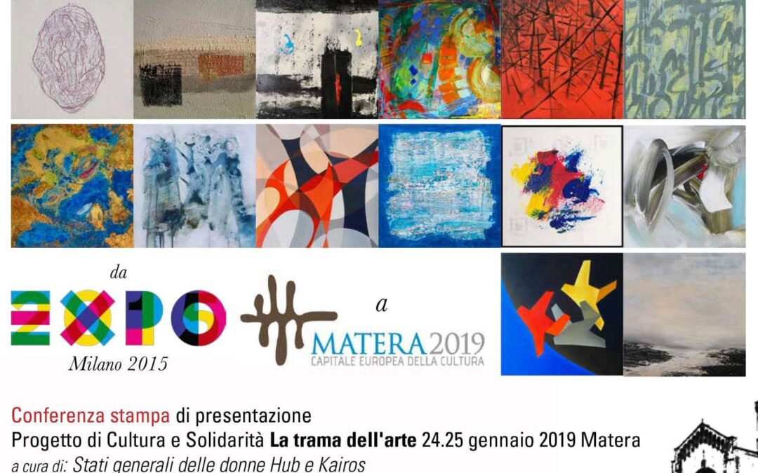 Matera, 22/24 gennaio – Conferenza stampa Mostra “La trama dell'Arte”