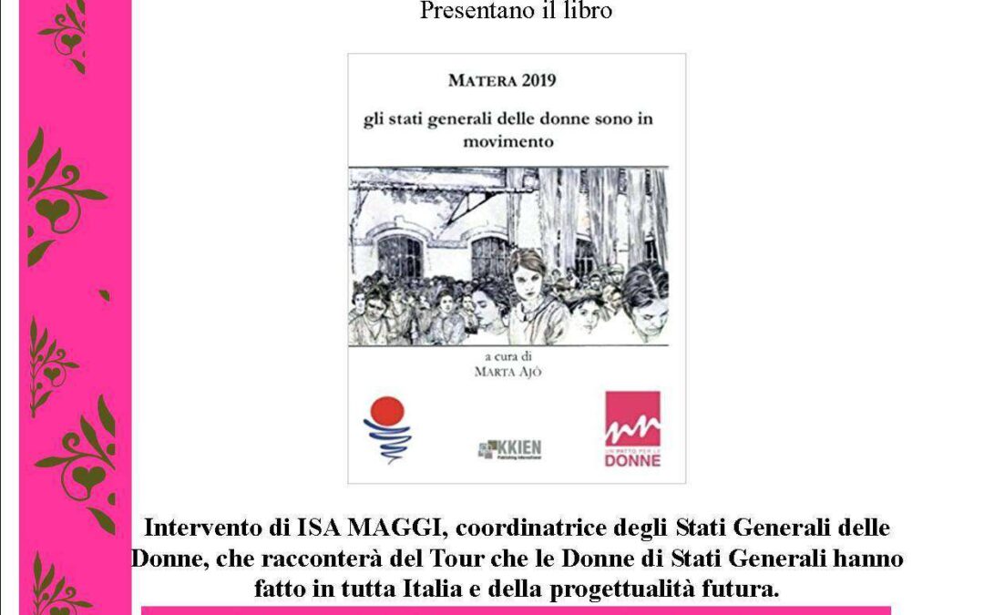 Mortara(PV), 19 aprile – Il gender tour degli #statigeneralidonne