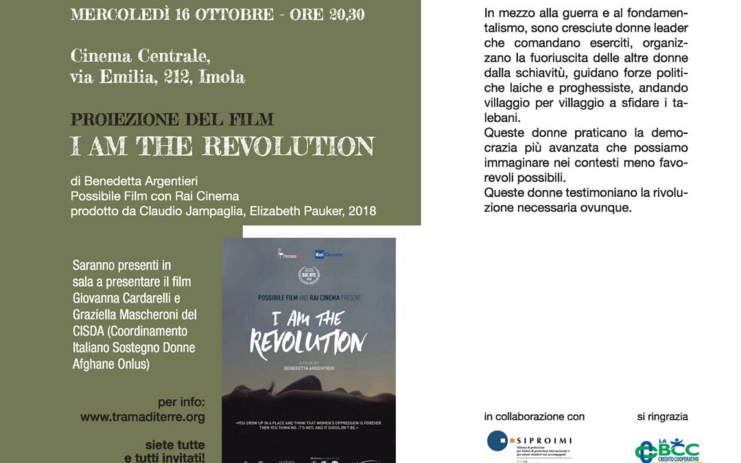 Imola, 16 ottobre – Proiezione del film “I AM THE REVOLUTION”