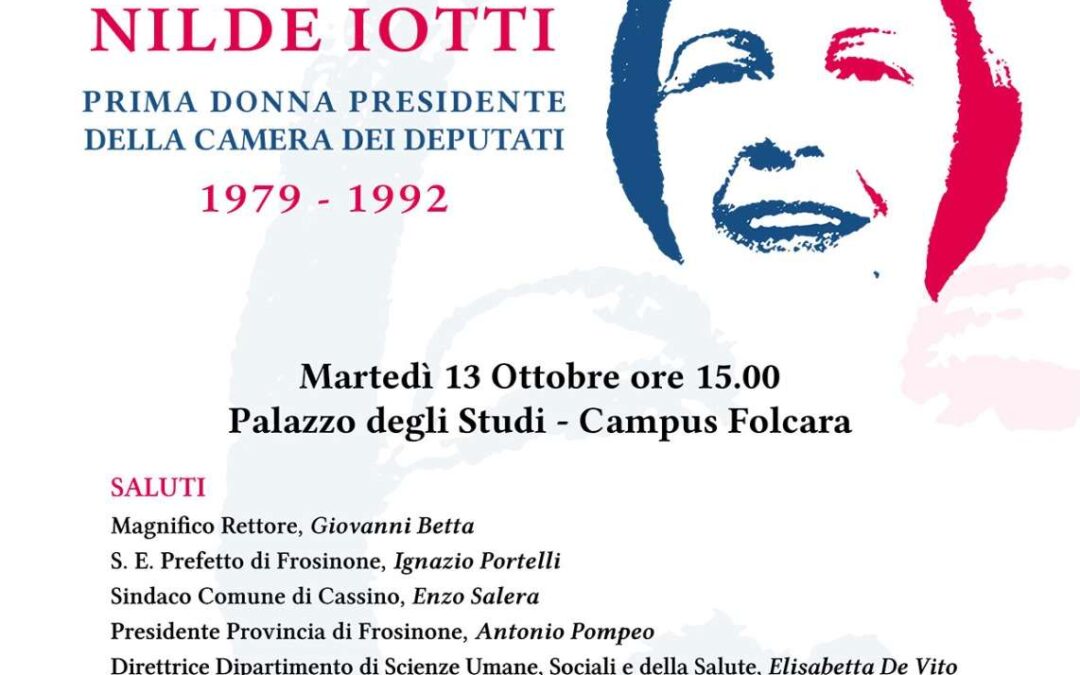 13 ottobre – Intitolazione aula a  “Nilde Iotti”