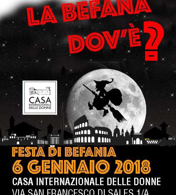 Roma, 6 gennaio 2018 – Alla Casa Internazionale delle Donne #labefanasiamotutte