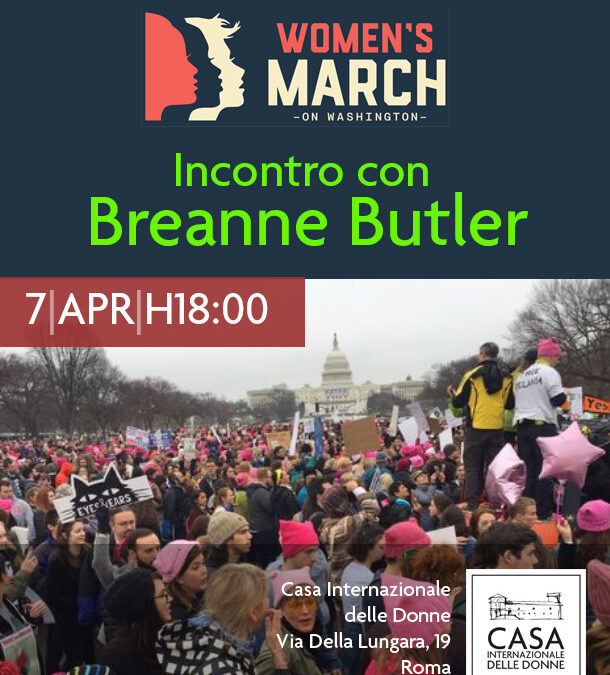 Breanne Butler alla Casa Internazionale delle Donne