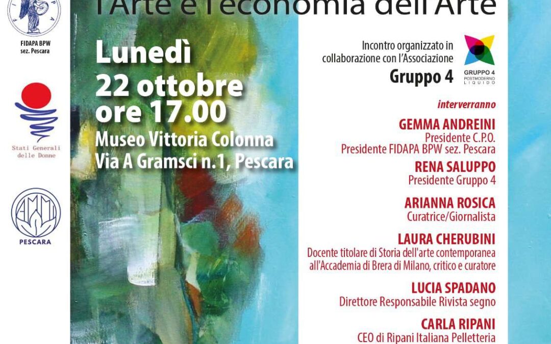 Pescara, 22 ottobre – #donna&arte