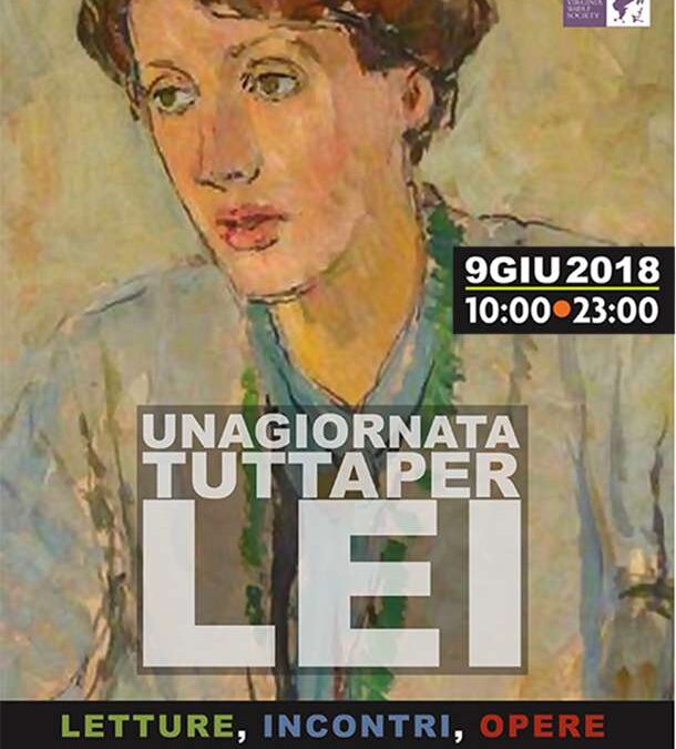 Roma, 9 giugno – UNA GIORNATA TUTTA PER LEI – VIRGINIA WOOLF