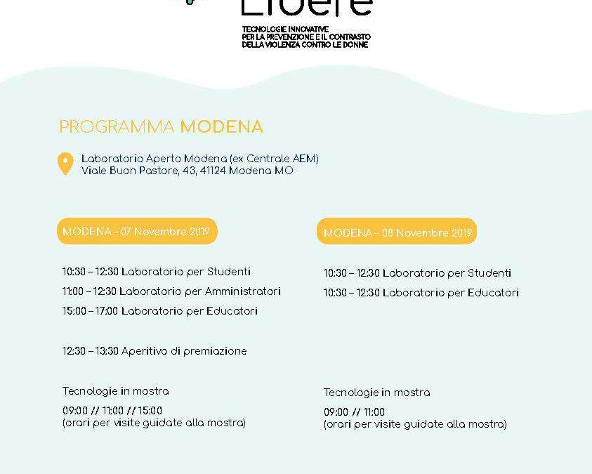 Mostra delle Tecnologie per il contrasto alla violenza sulle donne