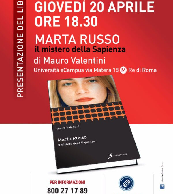 Roma, 20 aprile – Presentazione del libro