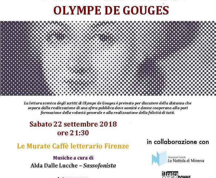 Roma, 22 settembre – DONNA E CITTADINA” DANIELA MOROZZI LEGGE OLYMPE DE GOUGES”