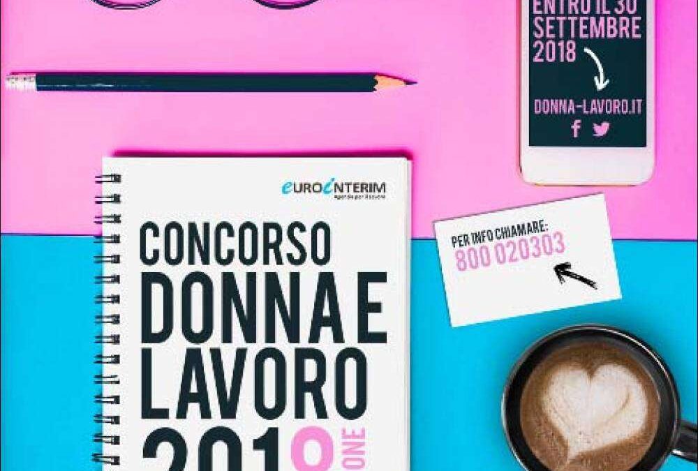 Sono aperte le iscrizioni all'ottava edizione del concorso nazionale Donna e lavoro