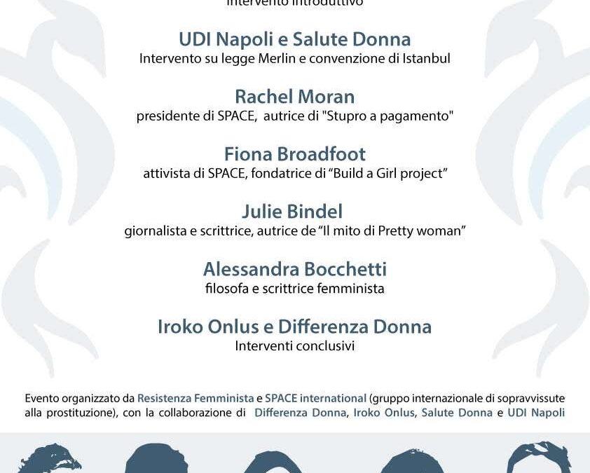 Roma, 20 novembre – Le sopravvissute: la prostituzione è violenza. Dalla legge Merlin al Modello nordico