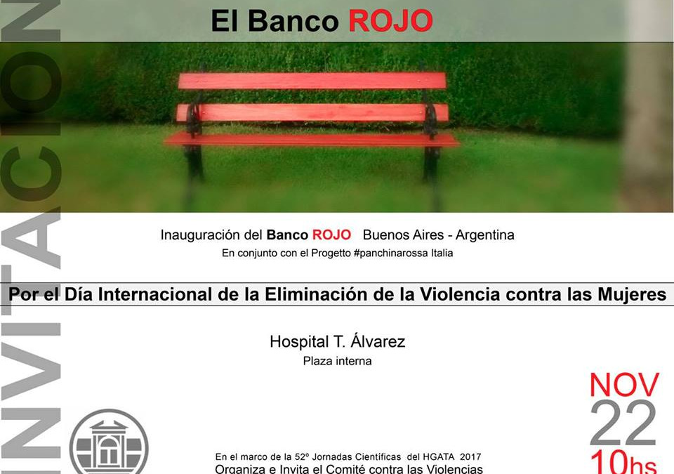 Buenos Aires, 22 Novembre – Inaugurazione del Banco Rojo