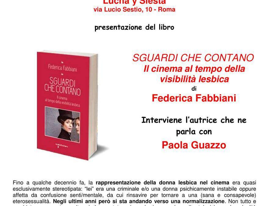 Roma, 19 novembre –  Presentazione del libro “Sguardi che contano”