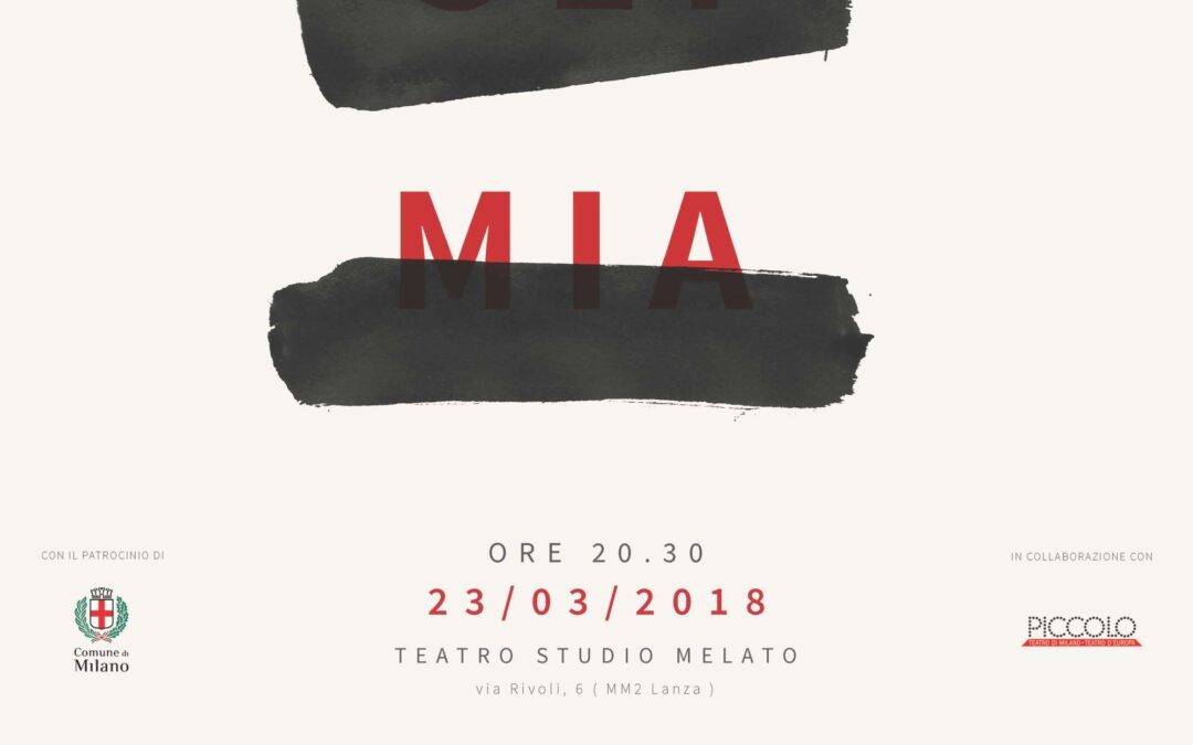 Milano, 23 marzo –  “Sei mia”. Una serata culturale e civile di Milano.  Una riflessione sulla maschilità e la violenza contro le donne