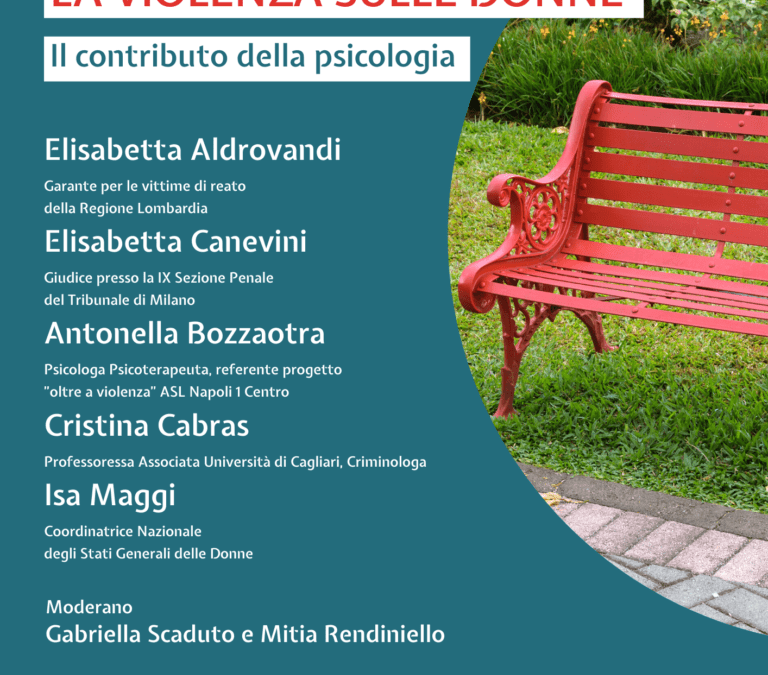 25 novembre,  Giornata Nazionale contro la Violenza sulle Donne: Il contributo della psicologia