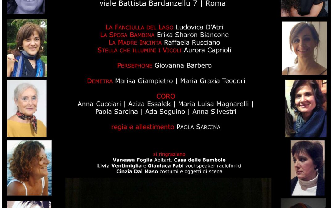 Roma, 25 novembre – Spettacolo DONNE PERSE(PHONE)