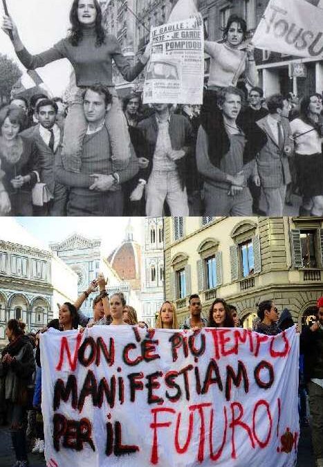 Sfiduciati e diffidenti, 50 anni dopo il '68 i ragazzi vogliono concretezza