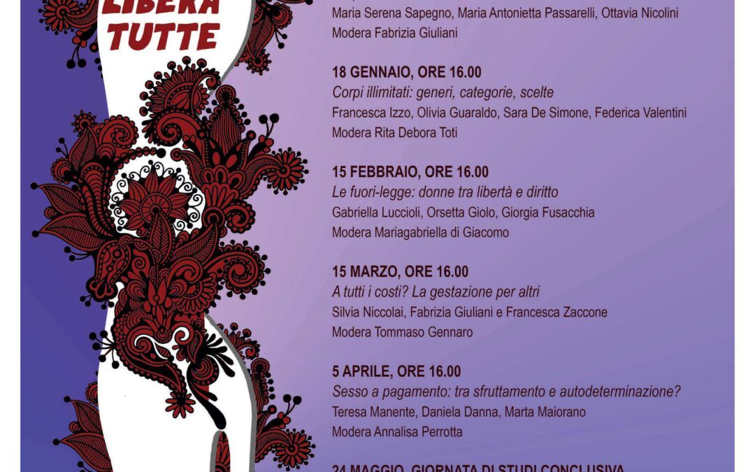 Roma, 14 dicembre – Seminario “La libertà delle donne tra potenza e limite”