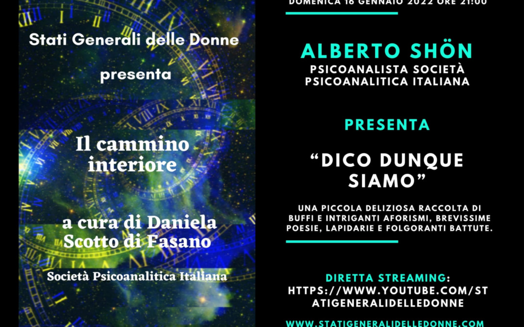 16 gennaio, #statigeneralidonne on line: IL CAMMINO INTERIORE