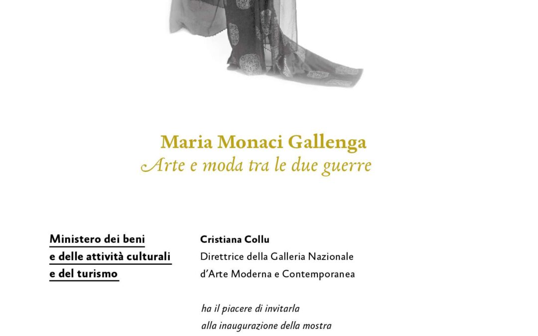 Roma, 16 aprile/3 giugno – Inaugurazione: Maria Monaci Gallenga. Arte e moda tra le due guerre