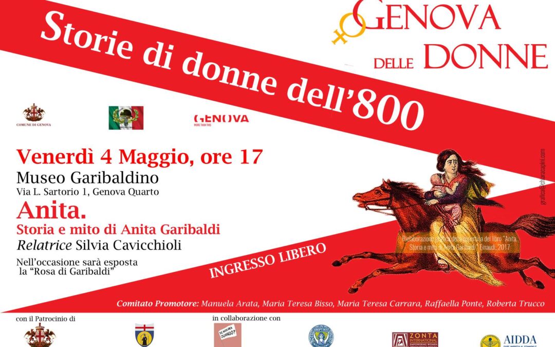 Genova, 4 maggio – “Anita. Storia e mito di Anita Garibaldi”