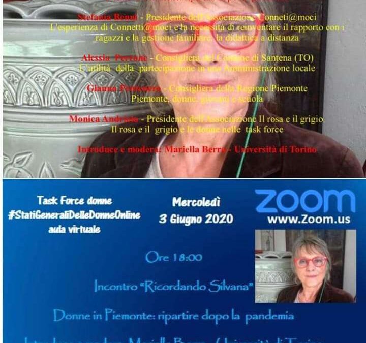 3 giugno, #statigeneralidelledonne on line: