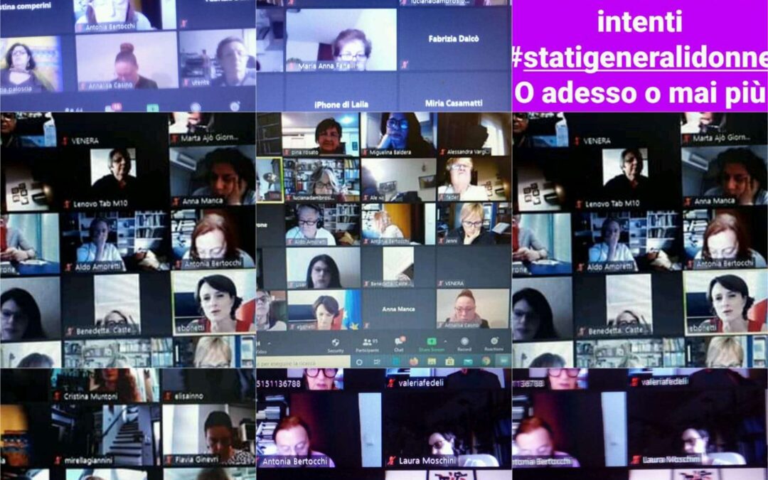 27 giugno, #statigeneralidonne on line: #oraomaipiu  Un appello ad essere unite