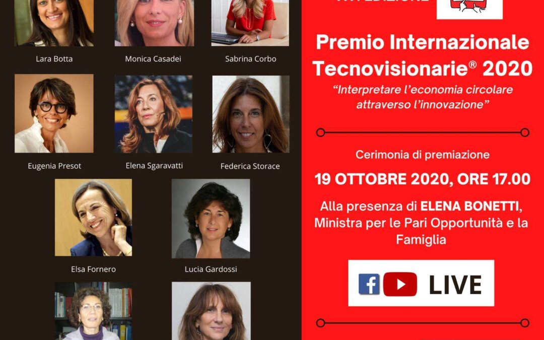 19 ottobre –  XIV edizione Premio Internazionale “Le TecnovisionarieÂ®