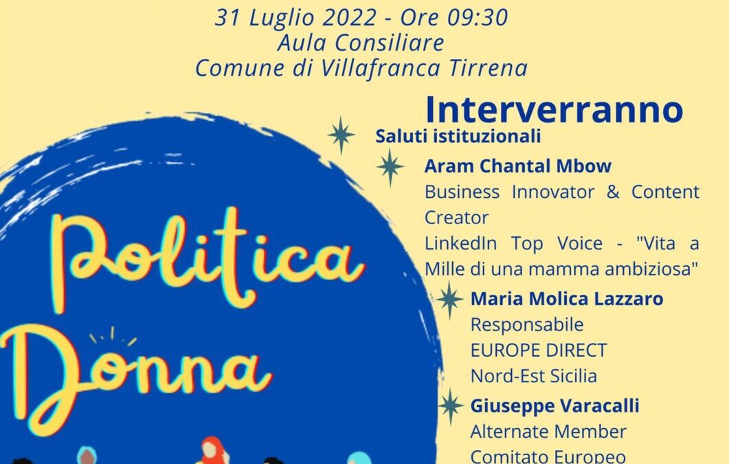 Donne, giovani, Europa: a Villafranca un grande evento europeo con Politica Donna