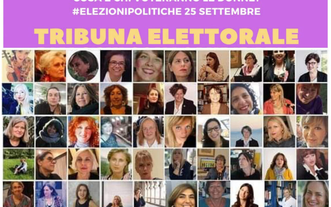 23 settembre: chiusura della Tribuna elettorale degli Stati generali delle donne