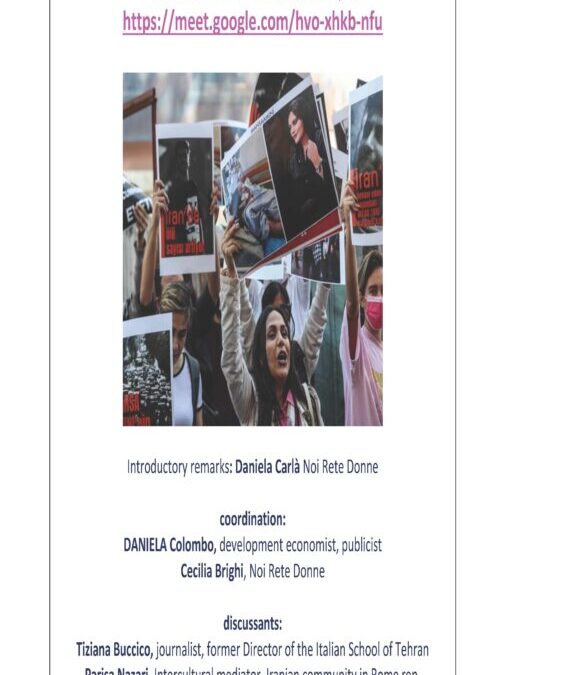 25 novembre – IRAN: THE REVOLT OF GROWING HOPES