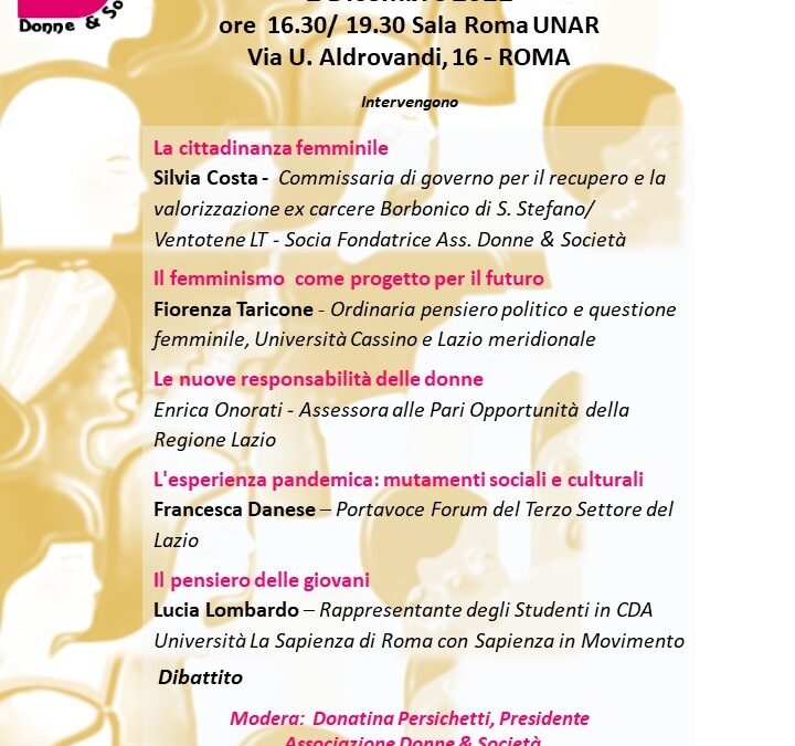2 dicembre – Generazioni di donne in cammino