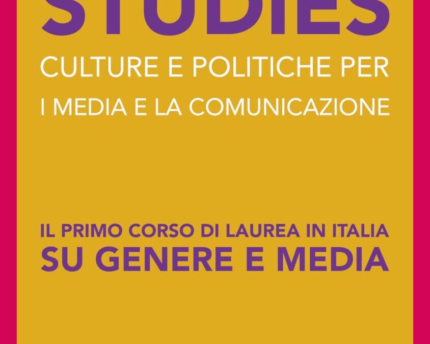 Università la Sapienza: Laurea magistrale in “Gender studies, culture e politiche per i media e la comunicazione”