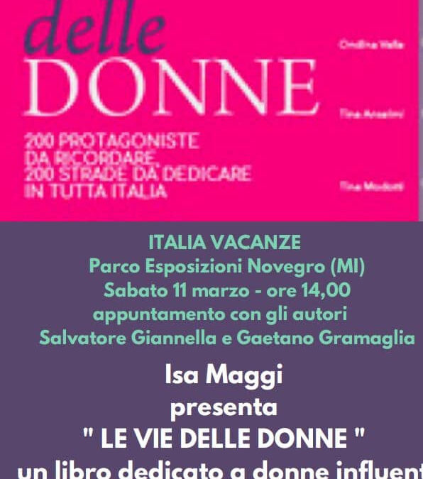 11 marzo: Presentazione del libro “Le vie delle donne”