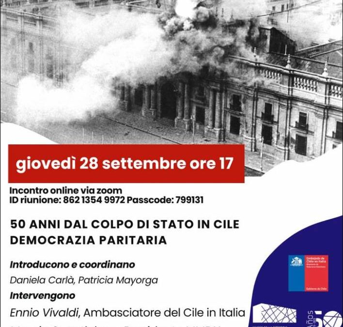 A 50 anni dal colpo di Stato in Cile, democrazia paritaria