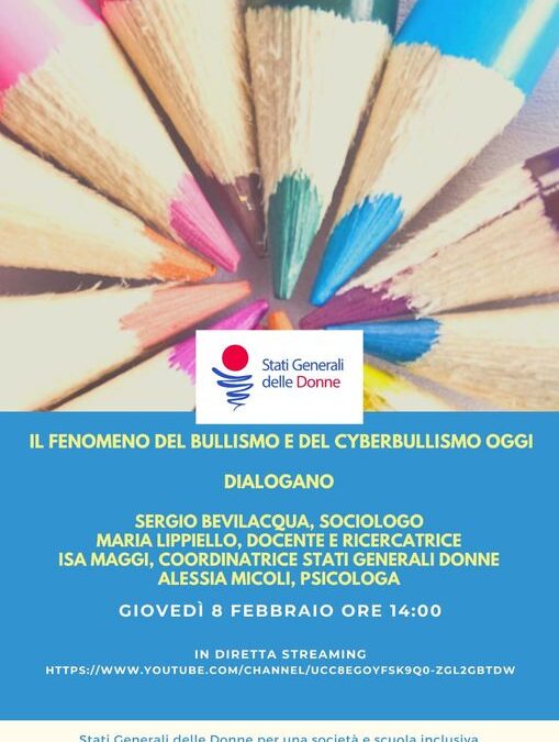 Incontro on line: “Parliamo di bullismo”