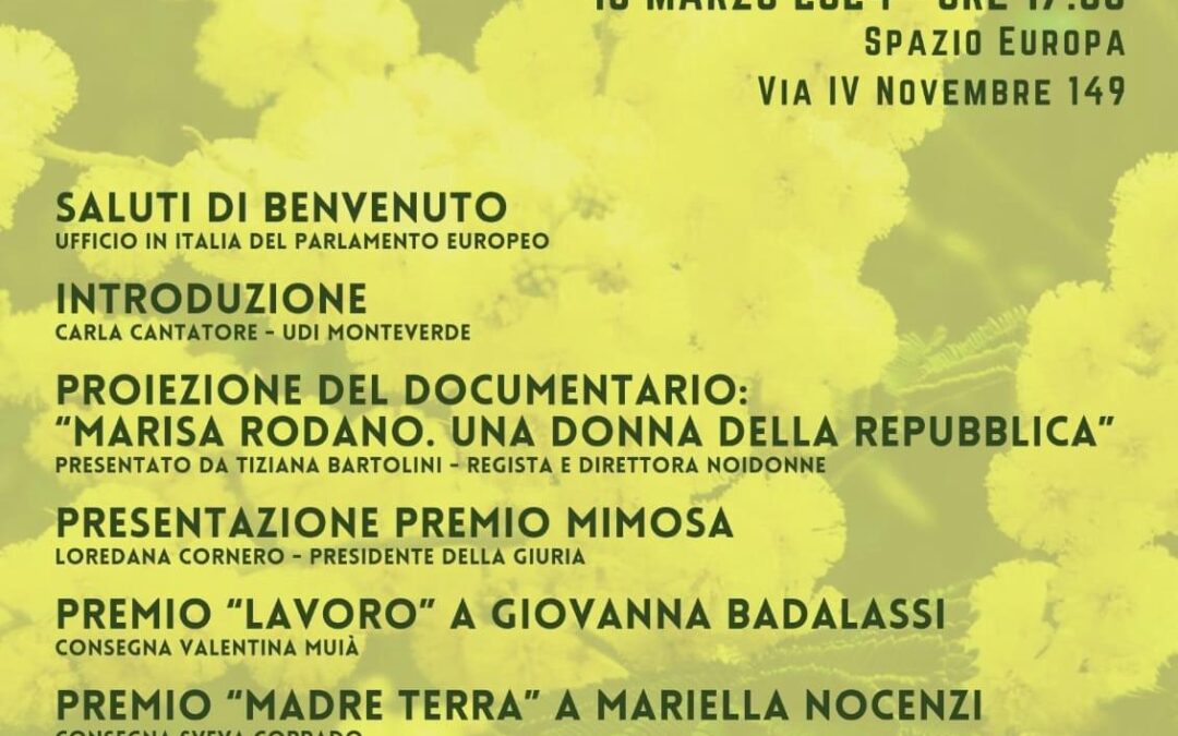 II edizione “Premio Mimosa”