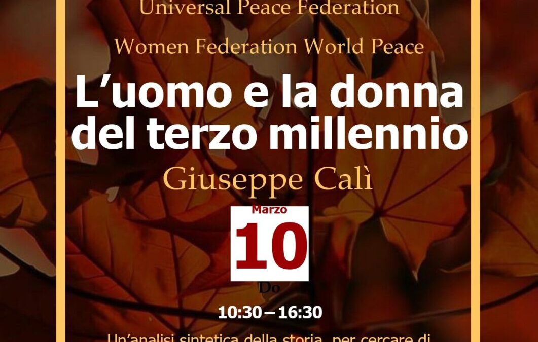 L’uomo e la donna nel terzo millennio