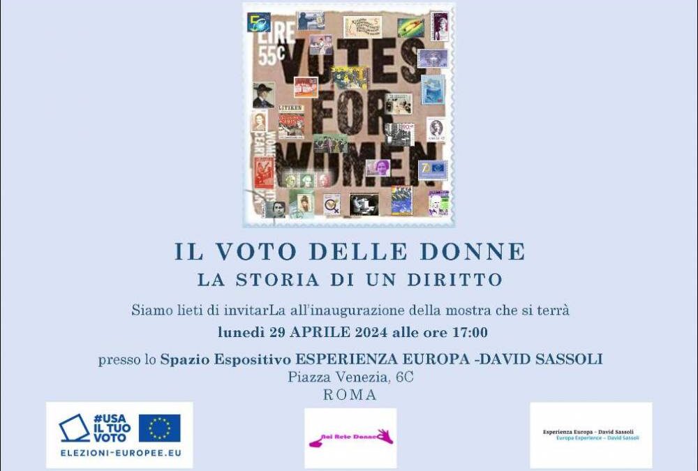 IL VOTO DELLE DONNE. La Storia di un diritto nel mondo attraverso i francobolli