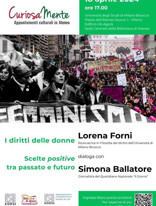 I diritti delle donne – Scelte positive tra passato e futuro