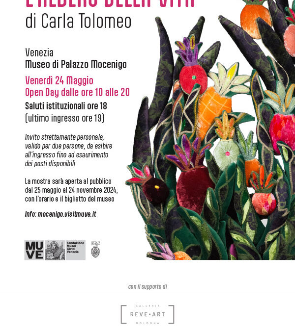 24 maggio – Inaugurazione della mostra: L’ALBERO DELLA VITA