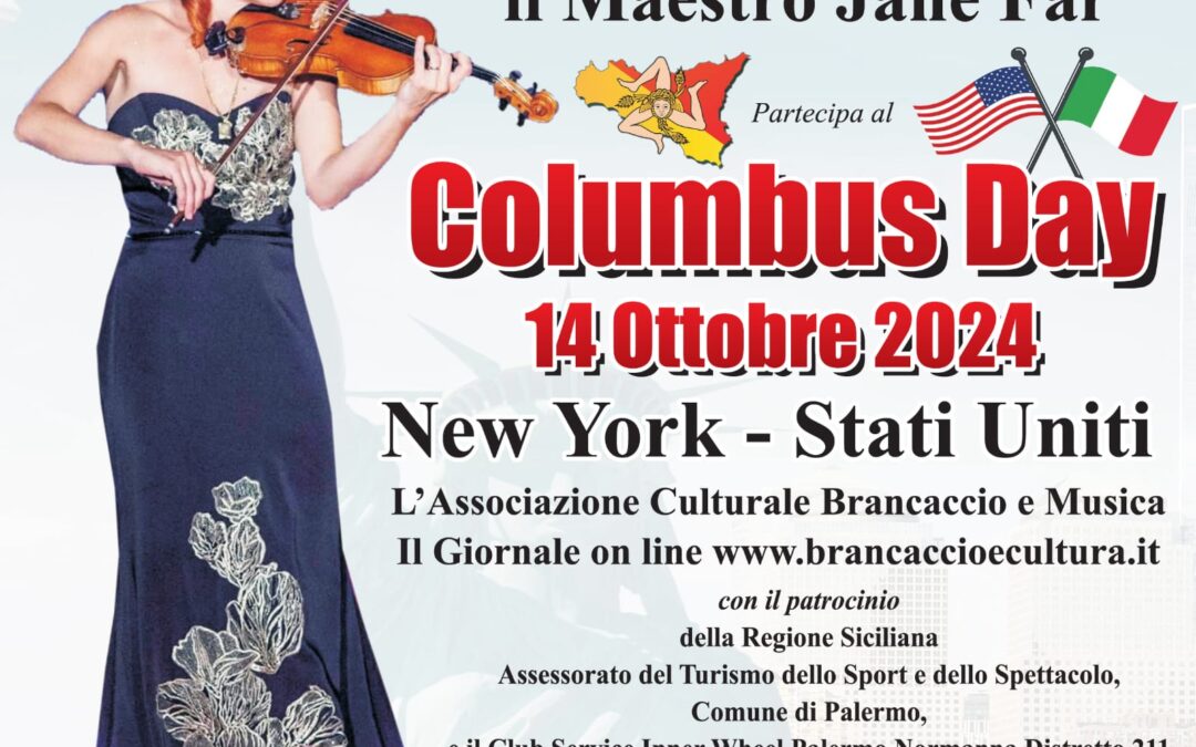 Jane Far la violinista palermitana all’ 80esima parata del Columbus