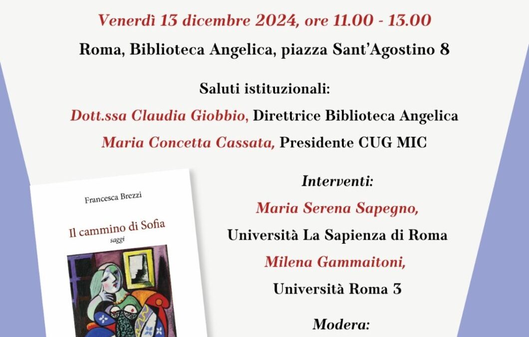 Presentazione del libro “Il cammino di Sofia”